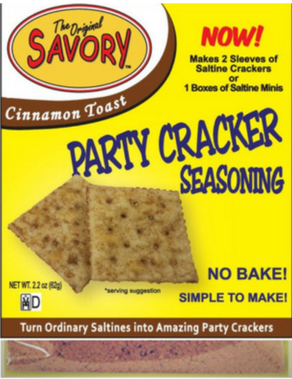 Savory Party Cracker Seasoning Cinnamon Toast