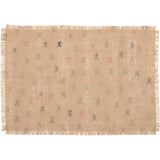 Primitive Star Jute Placemat Set of 6 12x18