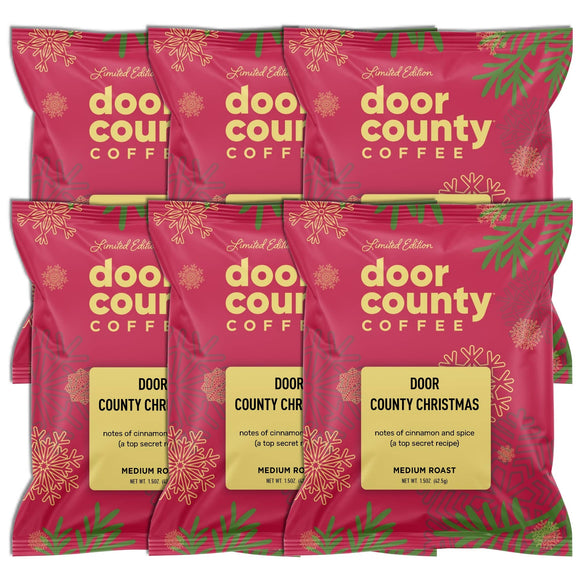 Door County Christmas HOLIDAY Flavored Coffee, 1.5oz