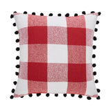 Annie Red Check Vintage Santa Pillow 12x12