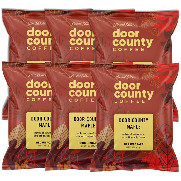 Door County Maple FALL Flavored Coffee, 1.5oz, 6 pack