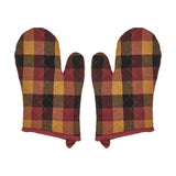 Heritage Farms Primitive Check Oven Mitt Set of 2