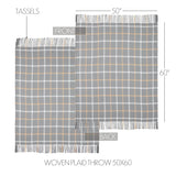 Harvest Blessings Woven Plaid Throw 50x60