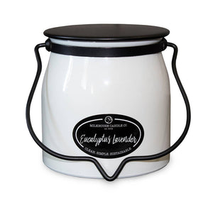 16 oz Butter Jar Candle: Eucalyptus Lavender