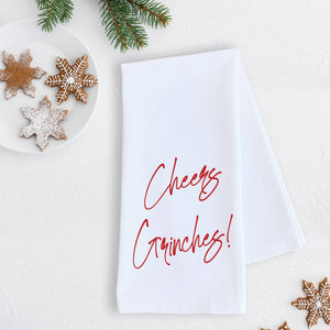 Cheers Grinches! - Tea Towel - Christmas Décor