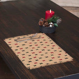 Primitive Star Jute Placemat Set of 6 12x18