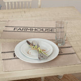 Farmhouse Placemat Set of 6 12x18