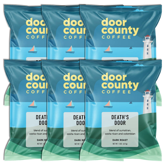 Death's Door Coffee Dark Roast Ground, 1.5oz