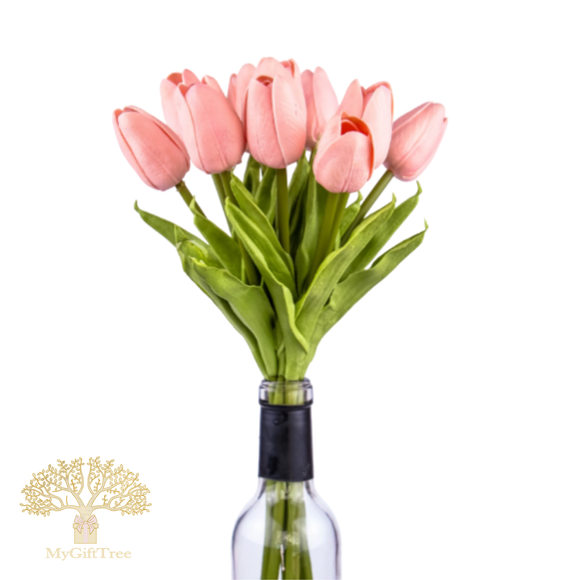 Tulip Bouquet of 10 x Artificial Flowers