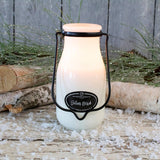 14 oz Milkbottle Candle: Silver Birch