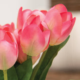 Pink Blooming Tulips Bush - 18"