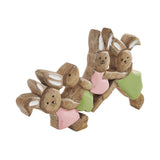 Bunny Hop Wooden Bunnies Playtime Natural 7x9.5x1