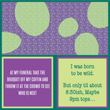 NAPKIN Born To Be Wild | Funny Party Gift | Cocktail Napkin