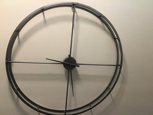 Metal wall clock