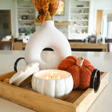 Fall LE Ceramic Pumpkin 16 oz: Rake, Pile, Leap!
