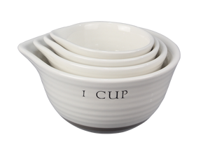 Ceramic Measuring Cups, 4 pc/s