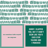 NAPKIN Talk To Self | Funny Party Gift | Cocktail Napkin