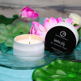 3.75 oz Traveler Tin Candle: Water Lily