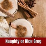 Naughty or Nice Grog HOLIDAY Flavored Coffee, 1.5oz