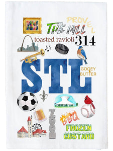 St. Louis Collage Kitchen Towel