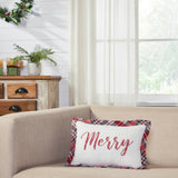 Gregor Plaid Merry Pillow 9.5x14