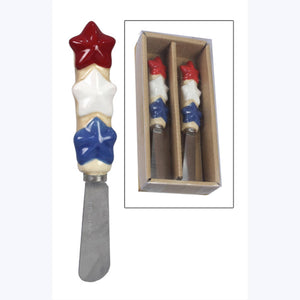 Ceramic Patriotic Spreader 4th of July