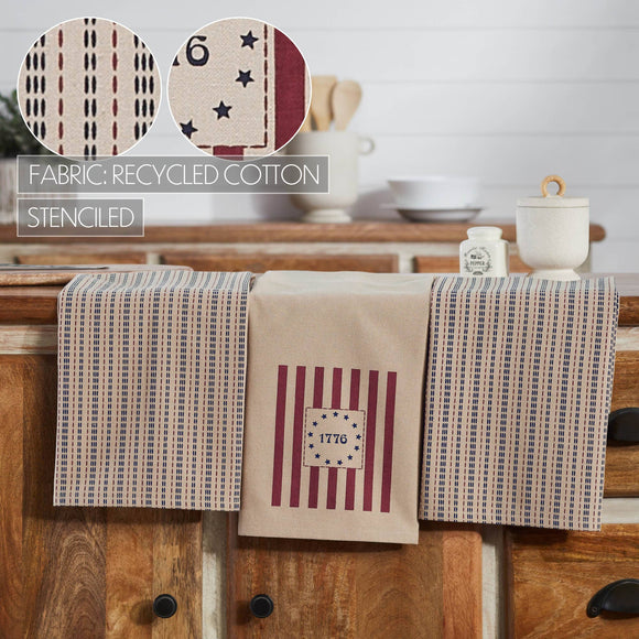 My Country Tea Towel Set of 3 19x28