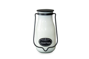 14 oz Milkbottle Candle: Cinnamon Fireside