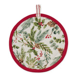 Holiday Sprigs Printed Potholder