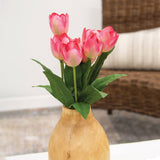 Pink Blooming Tulips Bush - 18"