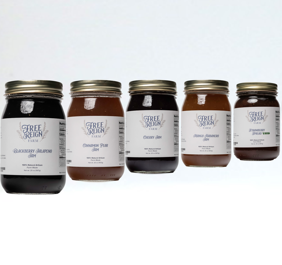 Amish Made Jam and Jelly.  All Natural with No Preservatives