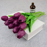 Tulip Bouquet of 10 x Artificial Flowers