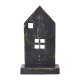 Rustic Wooden House Grey 10x5.75x3