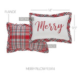 Gregor Plaid Merry Pillow 9.5x14