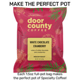 White Chocolate Cranberry HOLIDAY Coffee, 1.5oz, 6 pack