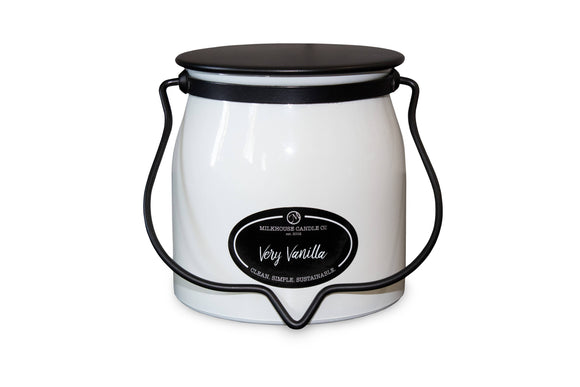 16 oz Butter Jar Candle: Very Vanilla