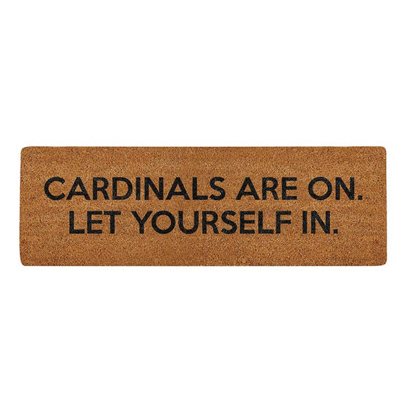 Door Mat - Cardinals