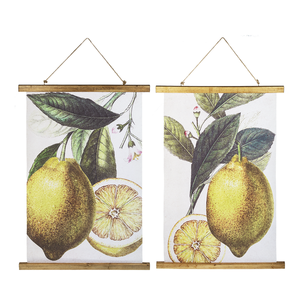 Lemon Botanical Canvas