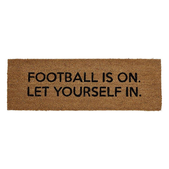 Football Is On Door Mat